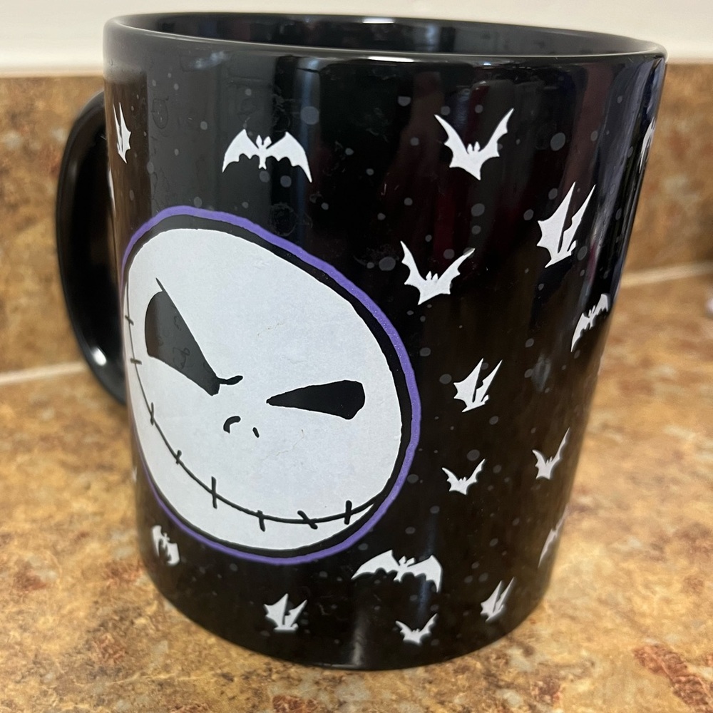 Disney The Nightmare Before Christmas Jack Skeleton Black Mug
